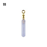 HEFEI 50pcs Ống Peche Accesoires 4 kích thước Xoay boia Nổi Chống Knot Câu Cá Nổi Đồng Đầu Float Flo