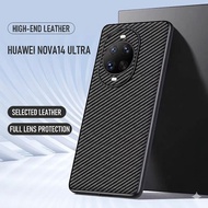 Huawei Nova 13 Pro Case / 14 Pro Premium Carbon Fiber Leather HARD COVER KA
