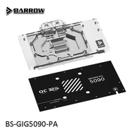Barrow full coverage GPU Water Block for GIGABYTE AORUS RTX 5090 MASTER  / GAMING OC /  WINDFORCE OC