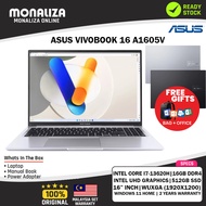 Asus Vivobook Laptop ( 16 A1605V-AMB2255WS/AMB2256WS) INTEL CORE I7-13620H | INTEL UHD GRAPHICS