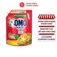 Nước giặt OMO Matic Comfort tinh dầu thơm 3.6KG dành cho máy giặt cửa trước và cửa trên