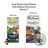 ️ Fungi Perfecti Host Defense, Host Defense Mushrooms, Stamets 7, Daily Immune Support,60/120 Vegcap