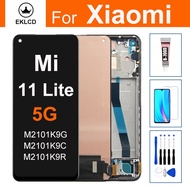 6.55" LCD Display For Xiaomi Mi 11 Mi11 Lite 5G NE M2101K9G Touch Screen Digitizer Assembly M2101K9C