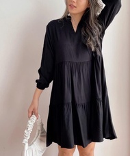 Toplyshop - COD / Mini Dres wanita ianca / Dres formal korean style / Dress Pensil look vintage /