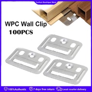 30pcs/50pcs/100pcs Stainless Steel WPC Wall Board Clip Ceiling Fluted Cladding Clip For WPC
