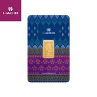 [Ready Stock] - Habib gold bar 2.5G Songket Design 999.9