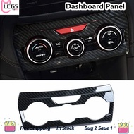 Carbon Fiber Console Dashboard Panel Air Condition Switch Cover Trim for Subaru XV Crosstrek Impreza 2018-2020