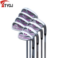 Golf Club Iron Set 4/5/6/7/8/9/P/S Size Medium Iron Ladies Practice Rod Steel Rod Carbon Rod