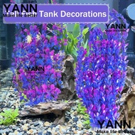 YANN 2PCS Aquarium Plastic Plants, Extra Large Reliable Artificial Fish Tank Plants, Hot 23.6-inch T
