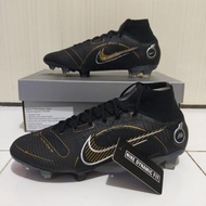 SEPATU BOLA NIKE SUPERFLY 8 ELITE BLACK METALLIC GOLD