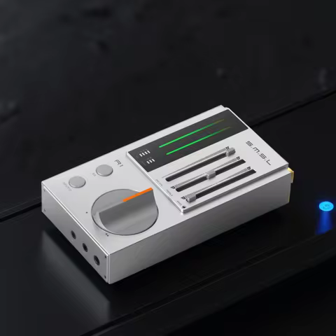 SMSL R1 DAC Headphone Amplifier Optical Coaxial usb Input Microphone EQ Gaming Adjustment 3.5mm 4.4m