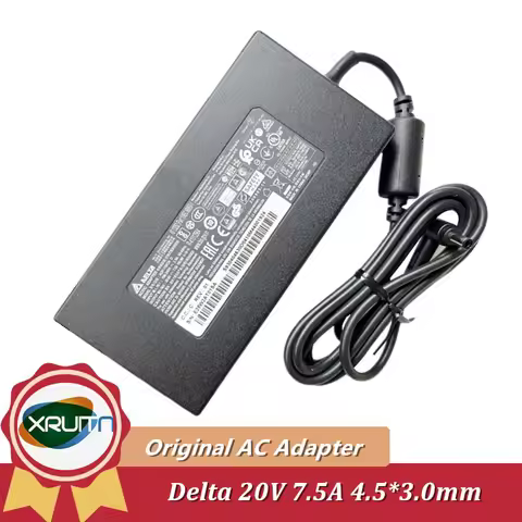 Original DELTA ADP-150CH D 20V 7.5A 150W 4.5*3.0mm Laptop Charger AC Adapter For MSI GF76 GF66 UC11 