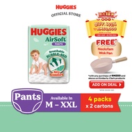 HUGGIES AirSoft Pants M46/ L36/ XL30/ XXL24 (8 Packs)