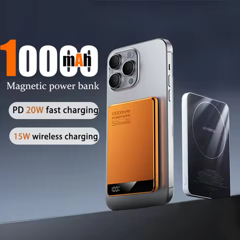 Magnetic Wireless 10000mAh Power Bank Charger PD20W Super Fast Charging Powerbank For Magsafe iPhone