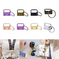 POP Key Fob Hardware Bulk Fob Wristlet Hardware Keychain Fob Hardware with Keyring