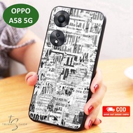 Softcase Glass For Oppo A58 (5G) - Case Handphone OPPO A58 (5G) [T75].
