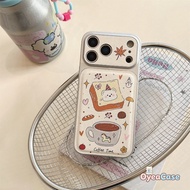 Cute Bear & Pony illustration Case For Realme N65 N63 N61 N55 N53 Note 80 70 70T 60 60X 50 Q5 Q5i Q3