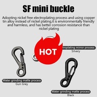 Mini Spring Buckle Quick Release Keychain Keyring EDC Gear Classic Simple