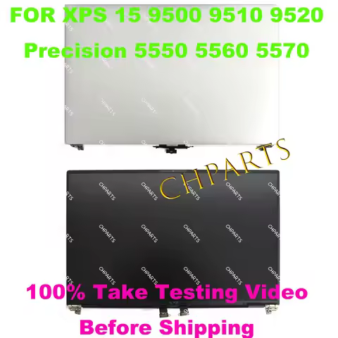 15.6" WUXGA For dell XPS 15 9500 9510 9520 LCD Screen Touch Replacement Complete Assembly Display P9
