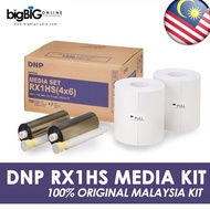 DNP RX1-HS Media Kit 2 sets 4R / Perforated (1400 4x6 paper and ink - ORIGINAL MALAYSIA STOCK)