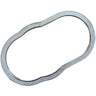 Car Interior Trim Bling Accessories Multimedia Decorative Cover Rhinestone Decals Sticker fit for Mi