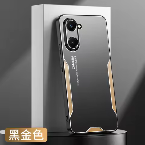 For VIVO Y36T Matte Frosted Metal Phone Case with Bracket Silicone Soft Shell for VIVO Y36T tective 