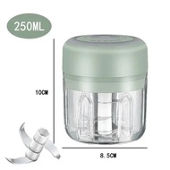 250ML ElectricGarlic Masher Kitchen Portable Food Chopper USB Charging Electric Garlic Chopper Food 