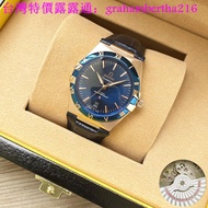 台灣特價最新款 OMEGA歐米茄男士精品腕錶 星座系列全自動機械錶 休閒時尚男錶 316L精鋼 尺寸39mm