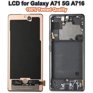 100% Ori LCD for Samsung Galaxy A71 5G A716 LCD Display Touch Screen Digitizer Replacement Assembly 