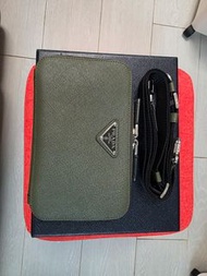Prada Brique Saffiano 手袋(深橄欖綠)