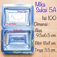 [Isi100] Mika 5A Sukai Thick Size 11x8x3.5 cm Mika Cake/ 5A 5 A Sukai Size 11x8 cm Mika Cake Bread S