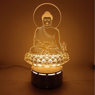 Đèn Led 3D Tượng Phật Cao cấp Quan thế âm bô tát phật dược sư phật thích ca địa tạng vương- 🙏Decor H