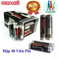 [HCM]Hộp 40 Viên Pin Tiểu AAA Maxell 1.5V dùng cho remote máy lạnh máy game....