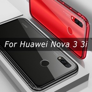 Double-side Magnetic Phone Case Huawei Nova 3 3i Transparent Glass Phone Cover