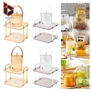 blesiya Beverage Dispenser with Spigot with Stand and Lid Beverage Container Drink Dispenser Fruit T