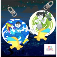 John Egbert Double Sided Keychain