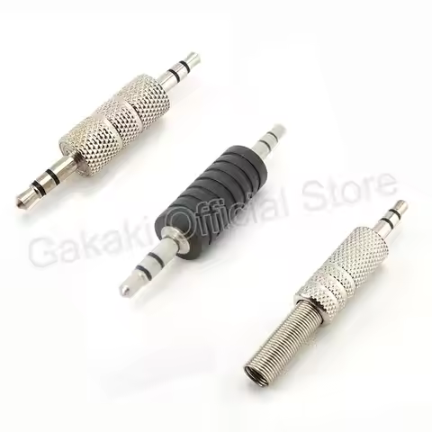Aux Connector 3.5mm Male to 3.5 Male Audio Jack Adapter 3 pole Stereo Plug Cable Converter for MP3 M