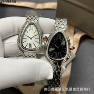 New Arrival Leisure Bulgarijia Gilt Snake Shadow Watch Women's Snake-Shaped Steel Band Quartz Watch 