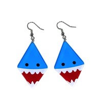 Gawr Gura Earrings Cosplay Costume Gawr Gura Hair Clip Shark Accessories Prop