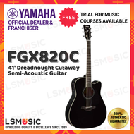 Yamaha FGX820C II Acoustic Electric Guitar 41 Dreadnought Cutaway Semi Acoustic Guitar ( FGX 820C / 