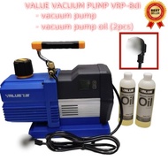1/2hp VRP-8di (8.48cfm) dual stage value vacuum pump screen digital airconditioner compressor mesin 