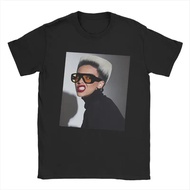 Doja Cat Tour Ma Vie T Shirt Baju-T Kapas Tulen Untuk Lelaki Corak Hippie Baju Tee Lengan Pendek Y2K