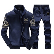 Spring Tracksuits Men Sporting Gyms Mens Set Casual Outfit Sportswear Fitness Mens Clothing Bodybuil