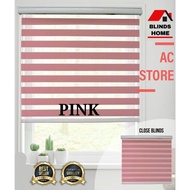 ￼Bidai Tingkap Modern Zebra Blinds | Blind Curtain | Zebra Bidai Outdoor | Roller Blind for Home Decor | Ready Stock