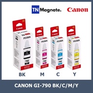 [หมึกพิมพ์] Canon GI 790 หมึกขวดแท้ BK/C/M/Y  -1 ขวด(เลือกสี)