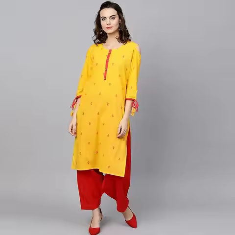 Indian Dress Cotton Kurta Long Kurti For Women Ladies Tradicional India pakistani Dress Roupa Indian