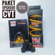 YM Racing Scoopy 2021-2025 CVT Upgrade Package – Roller + CVT Spring & Sentri 1000/1500rpm Upgrade C