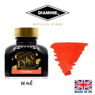 Diamine Fountain Pen 80ml Bottle Ink Vermillion