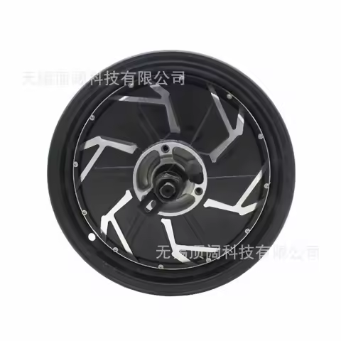 High Power 5000W 72V 12'' Hub Motor 45H Dual Hall Sensor Reinforced Electric Scooter Motorcycle Brus