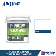 5KG Nippon Paint Flex 200 | Arcylic Waterproofing White & Grey